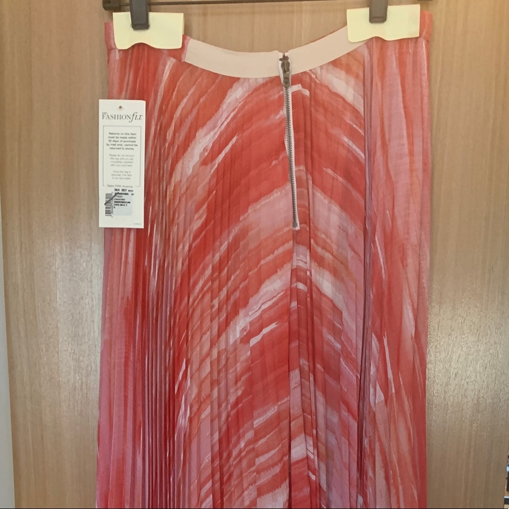Alice and olivia NWT maxi pleated skirt sz 6